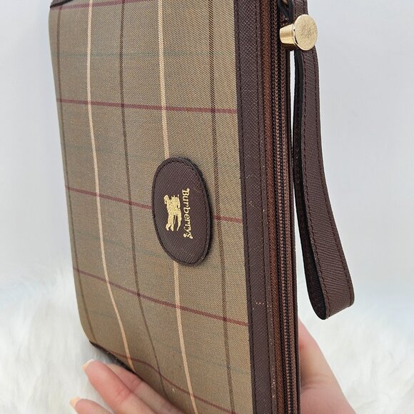 Burberry Brown Plaid Clutch - Picture 6 of 15
